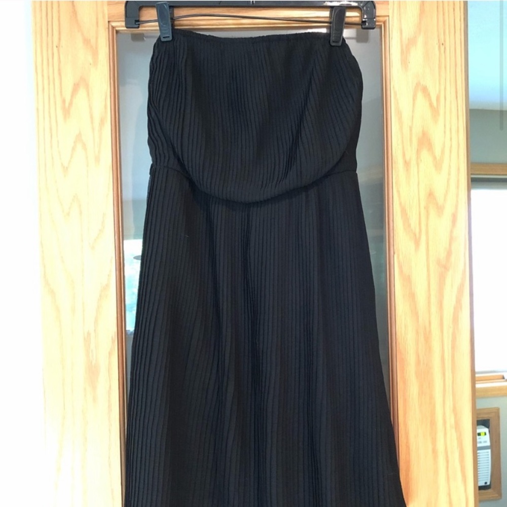 Zara Black Strapless Mini Dress